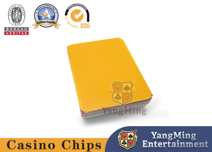 Kualitas Kartu Pemotong Plastik Baru Baccarat Kasino Poker Game Meja 4 Warna Kartu Pemotong PVC pabrik