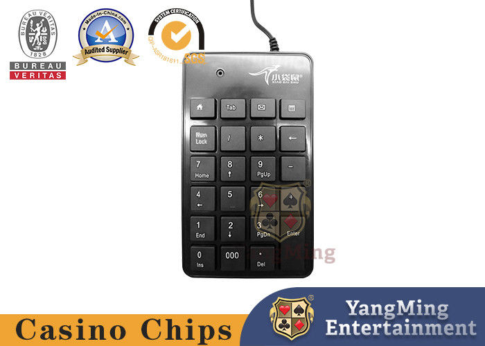 Качество Poker Casino Table Черный USB кабель Черный Баккара Программное обеспечение Ввод Численная клавиатура фабрика
