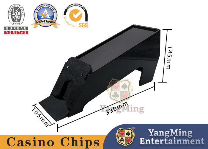 Qualität Brandneues Black Jack Tischspiel 8 Paare Schwarzer Standard Spielkartendealer angepasst Fabrik