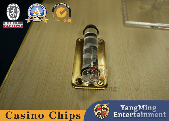 Qualität Transparent Acryl Gewinnbrett Baccarat Roulette Poker Tisch Abfallkarte Trinkgeldbox Fabrik