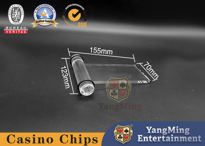 Jakość Przejrzysty akrylowy tabliczek zysków Baccarat ruletka pokerowy stolik kart śmieci Pudełko wskazówek fabryka