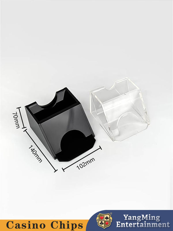 Qualität Schwarz 1-2 Paare Poker Kartenhändler, Black Jack Baccarat Acryl Kartenhändler Schuh Fabrik