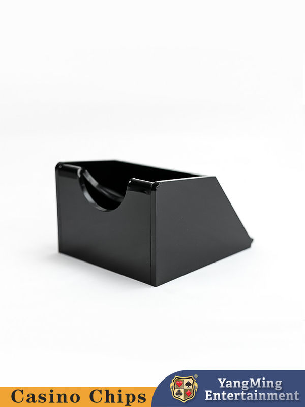 Calidad Casino Black Jack 1 Deck Card Dealer Shoe Black Acrylic Poker Juego de cartas de mesa fábrica