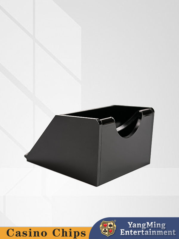 Calidad Casino Black Jack 1 Deck Card Dealer Shoe Black Acrylic Poker Juego de cartas de mesa fábrica
