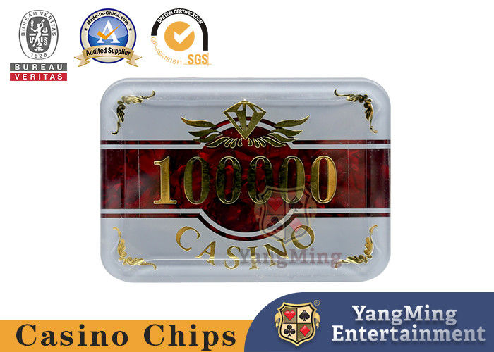 کیفیت مجموعه تراشه های باکارا 760 قطعه اکریلیک پرتاب گرم بازی میز پوکر تراشه های سکه می توانند طراحی شوند کارخانه
