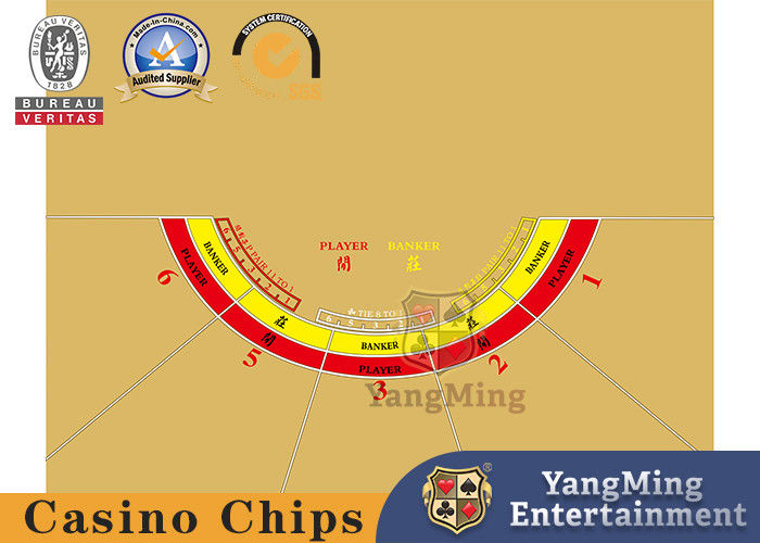 Qualità Menù personalizzato per il Baccarat per il casinò, il poker, il gioco da 6 giocatori fabbrica