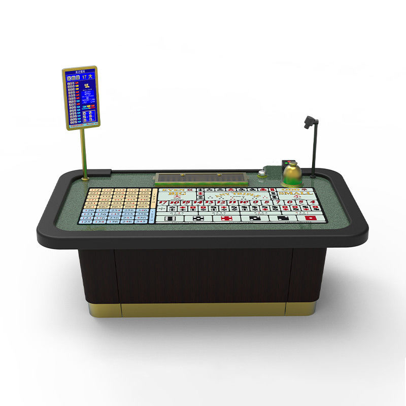 Qualität Individuelle Größen von internationalen Spieltischen Sic Bo Casino Tische Elektrische Würfel Tassen Fabrik