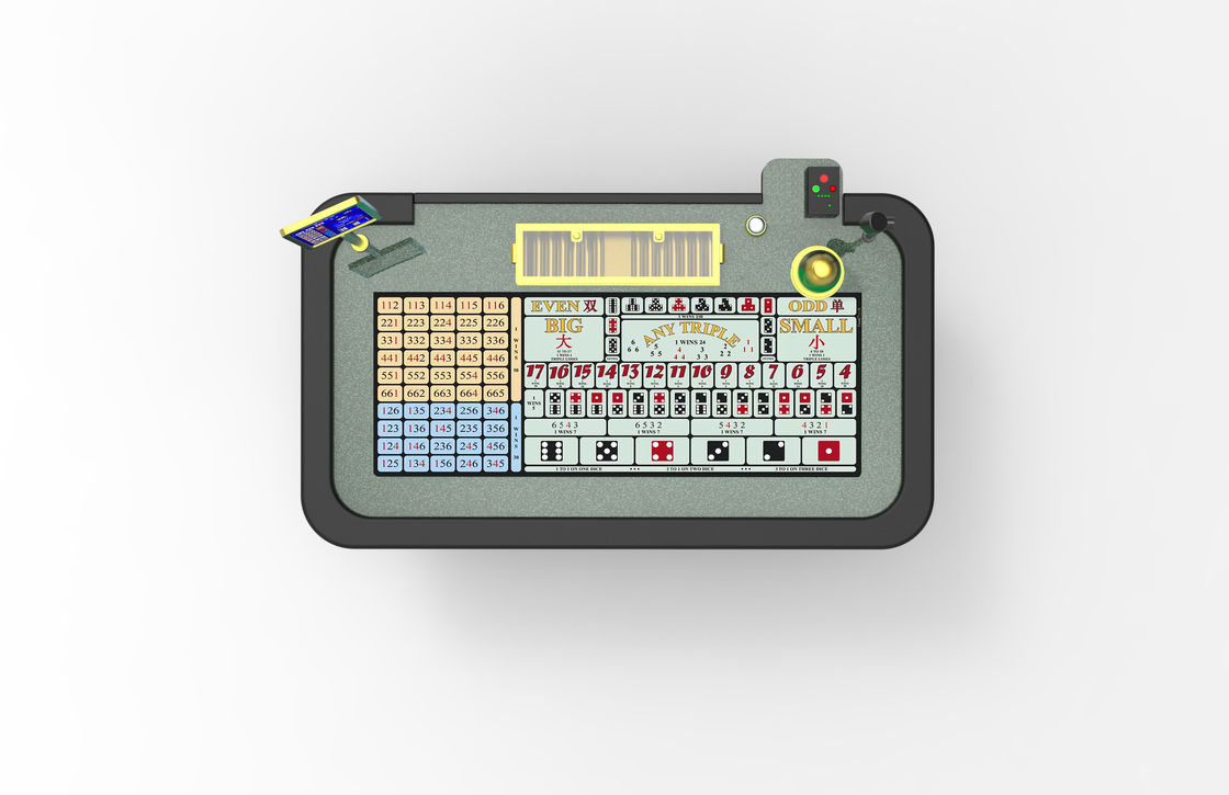 Qualität Individuelle Größen von internationalen Spieltischen Sic Bo Casino Tische Elektrische Würfel Tassen Fabrik
