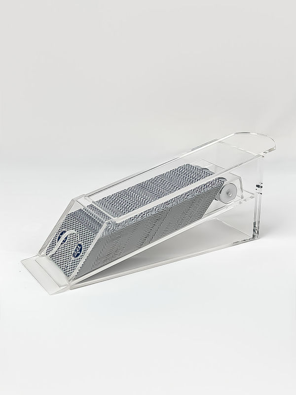 Qualität Akryl Casino Tischhändler Baccarat 8 Paar Transparent Poker Karten Schuh Fabrik