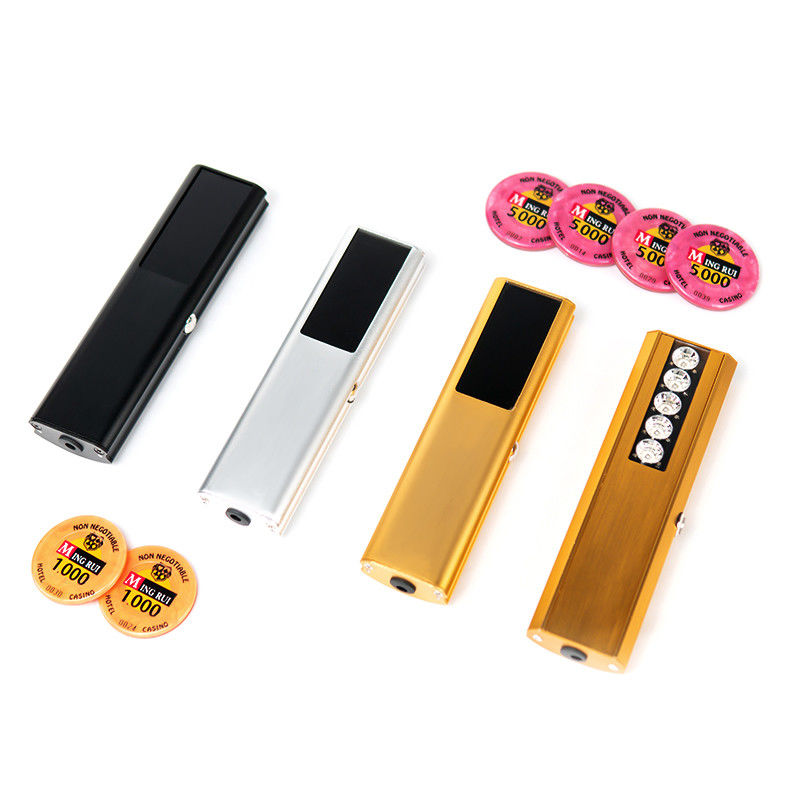 Kwaliteit Goud Zwart Draadloos Opladen Poker Chip Code Checker Casino Baccarat Poker Table Games fabriek