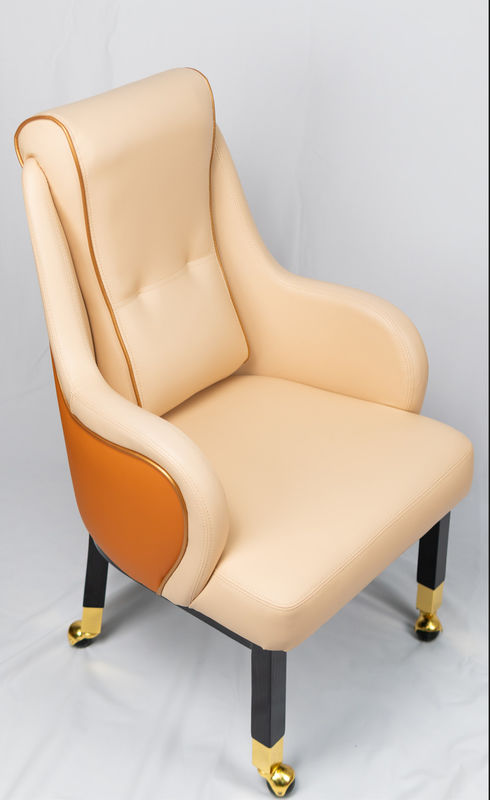 Qualità Produttore Customized Casino Poker Table Game Chair Metal Pulley Design Località Logo fabbrica