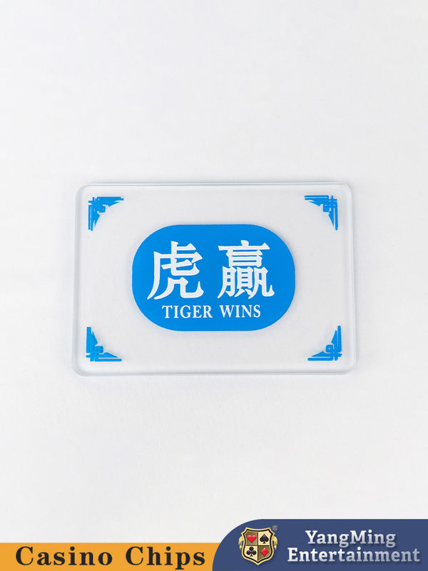 Chất lượng Rồng và Hổ Poker Bàn đánh dấu cờ bạc Bàn chơi trò chơi Trung Quốc và tiếng Anh in màn in lụa nhà máy