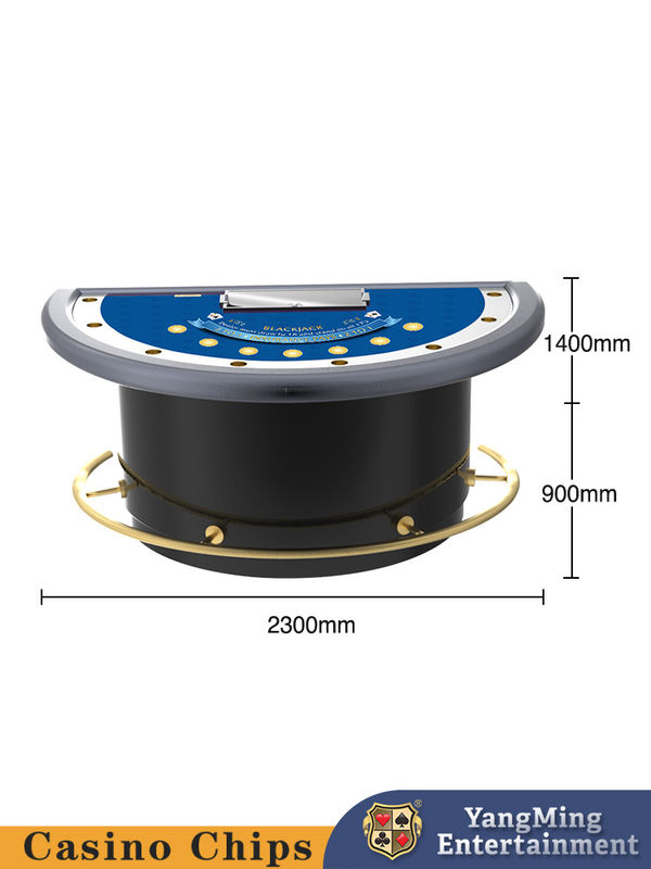 Qualität Halbmond Black Jack Spieltisch, Blackjack Poker Tisch, maßgeschneidertes Design Fabrik