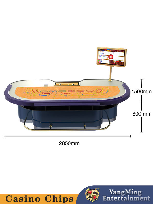 Kualitas Baru-baru ini ditingkatkan RFID Poker Chip Judi Meja Baccarat Induksi Game Meja pabrik