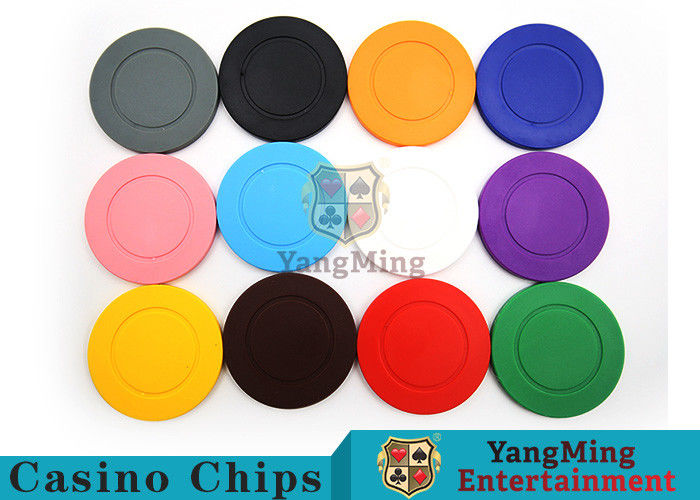 Roulette Dedicated / Solid Color ABS Poker Chips Can Be Custom or Print