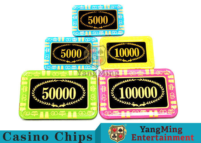 Qualité Anti- contrefaçon des puces de casino de RFID/Crystal Poker Chips Round Shape usine