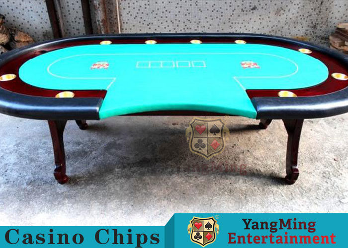 Jakość H Feet Texas Holdem Poker Table Model ekonomiczny Styl fabryczny Dedykowany Texas Poker Game Table Z 10 miejscami fabryka