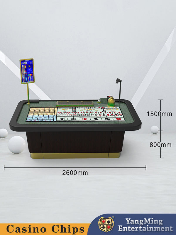 Qualità Gold Electric Control Sic Bo Tabella di gioco VIP Lounge Tabella di poker a luce LED personalizzata fabbrica
