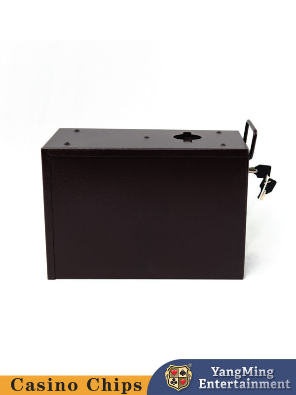 গুণ কারখানার ক্লাব কাস্টমাইজড টিপ বক্স বিলাসবহুল ধাতু লকযোগ্য জুয়া টেবিল ক্লাব ডেস্ক মানি বক্স কারখানা