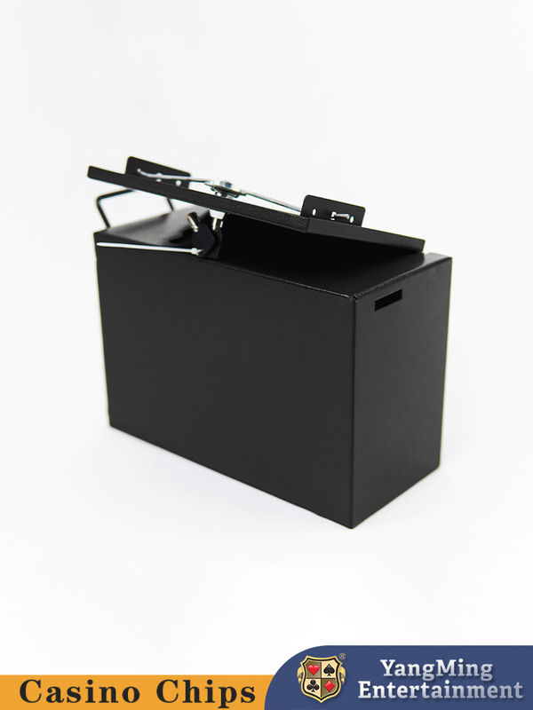 গুণ কারখানার ক্লাব কাস্টমাইজড টিপ বক্স বিলাসবহুল ধাতু লকযোগ্য জুয়া টেবিল ক্লাব ডেস্ক মানি বক্স কারখানা