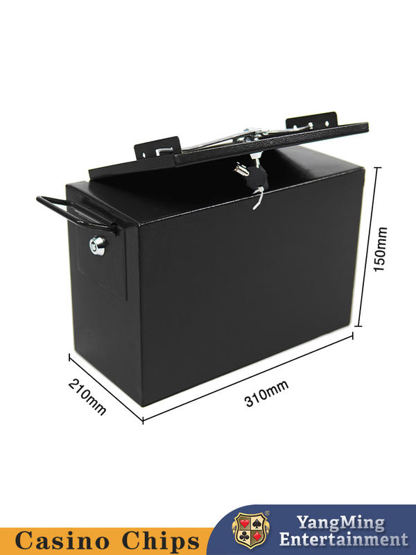 গুণ কারখানার ক্লাব কাস্টমাইজড টিপ বক্স বিলাসবহুল ধাতু লকযোগ্য জুয়া টেবিল ক্লাব ডেস্ক মানি বক্স কারখানা