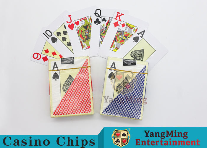 3.3mm Thickness Plastic Coated Playing Cards , Entertainment Pvc