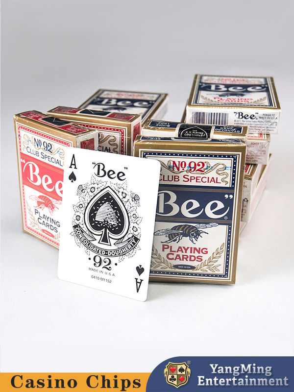 Qualità Importato 310g Germania Black Core Poker Carta Baccarat Casinò Attività di svago Graffiti fabbrica