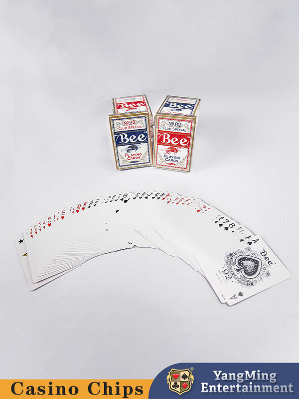 품질 맞춤형 원본 수입 Bee 플레이 카드 카지노 테이블 게임 플레이 카드 공장