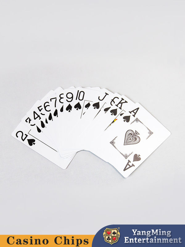 Qualità Texas Club Championship Carte di plastica personalizzate Carte da gioco da tavolo a base di fiori altamente impermeabili fabbrica