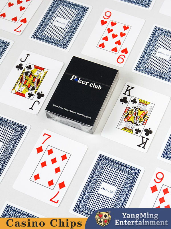 Kualitas Produk Baru Texas Karakter Besar Kartu Plastik Dua Warna Poker Meja Permainan Meja Atas Kartu Main pabrik