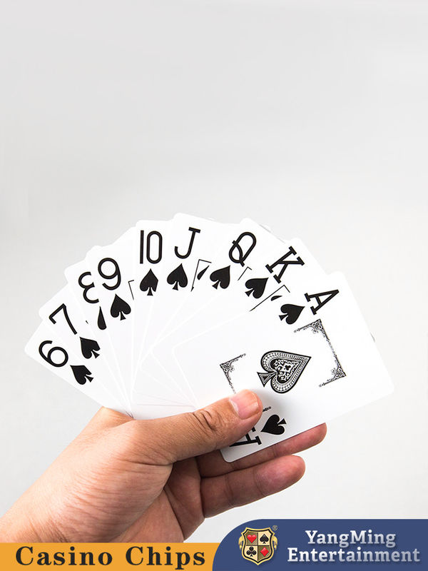 Kualitas Produk Baru Texas Karakter Besar Kartu Plastik Dua Warna Poker Meja Permainan Meja Atas Kartu Main pabrik