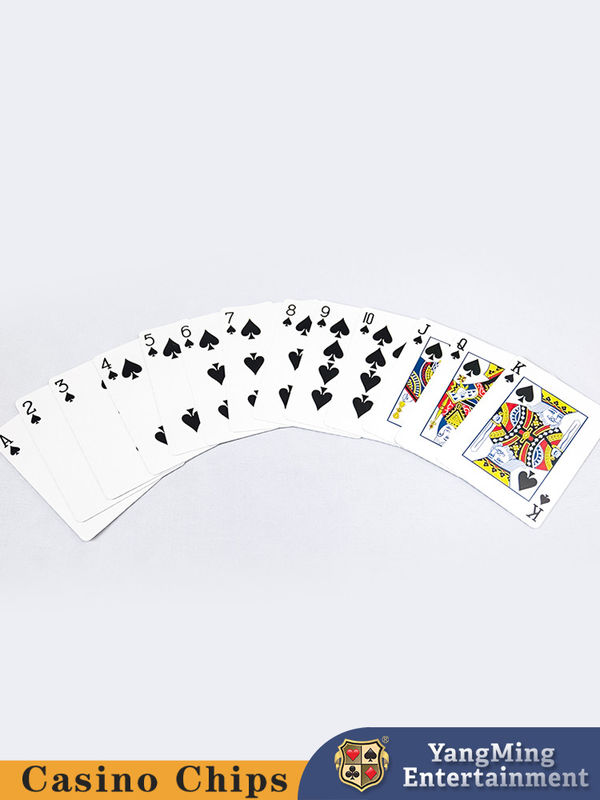 Quality Customized Imported Black Core Playing Cards Baccarat Poker Table Game Playing Cards factory