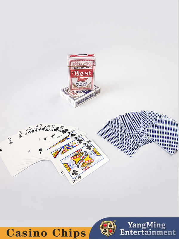 Quality Domestic Blue Core 555 Playing Cards Casino Poker Table Game Playing Cards factory