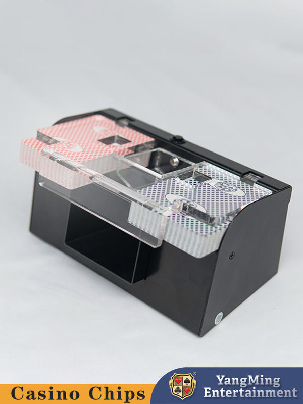 Jakość Wprowadzenie czarnej stali nierdzewnej Metal Poker Shuffler Baccarat Rozrywka Międzynarodowa gra stołowa Shuffler fabryka