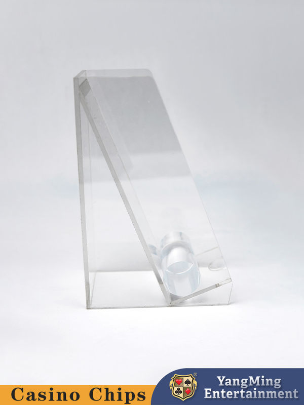 Качество Бакаратный покер столик держатель для отбросов Прозрачный акриловый 8-палубный игровой карточный ящик фабрика