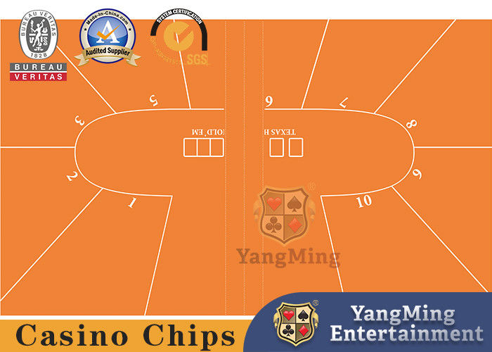 Qualità Nuova tovaglia impermeabile migliorata Texas Hold'Em Poker Casino Disegno personalizzato senza stampa fabbrica