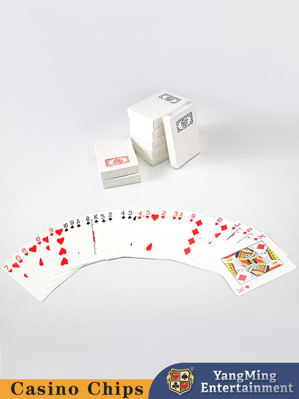 Quality 310g Black Core Card Casino Playing Cards Poker Table Game Customization with Logo Design factory