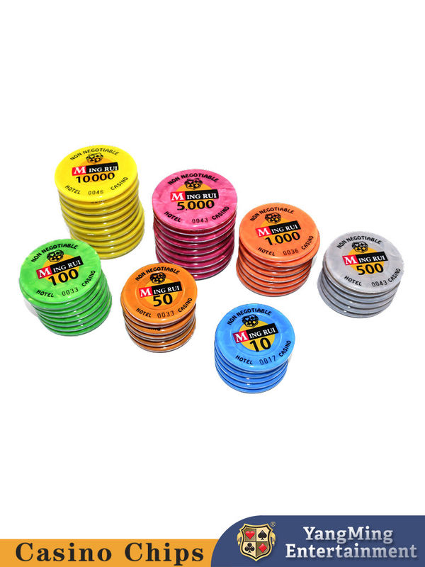 Qualidade Novas fichas personalizadas de cassino ABS acrílico de três camadas de fichas de poker com 760 portadores de fichas fábrica