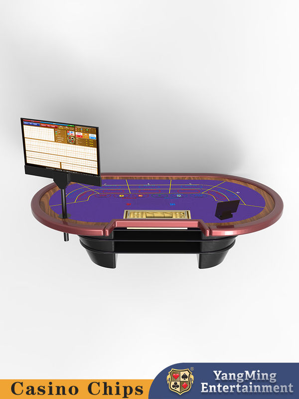 Quality New Products For Sale Smart Chip Induction Poker Tables Baccarat RFID Casino Chips Poker Table factory