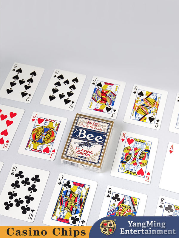 Quality Custom Design Black Core Playing Cards Baccarat Texas Hold'Em Table Game Playing Cards factory