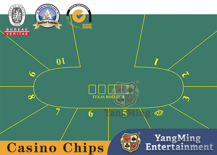 Jakość Luksusowy profesjonalny 10 graczy CPG Casino Texas Hold'em Poker Stół ze specjalistycznym układem fabryka