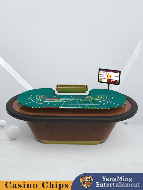 Jakość Poker Casino Solid Wooden Baccarat Table Poker Game Chips Chess Table fabryka