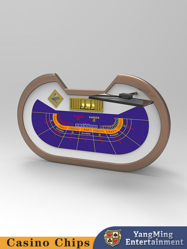 Jakość Baccarat Poker Game Chip Table Pedestal Styling Zmodernizowany i ulepszony Casino Poker Game Desk Table fabryka