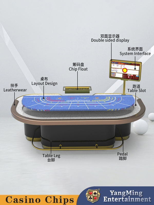 Qualité La table de jeu de poker personnalisée de luxe pour 7 personnes usine