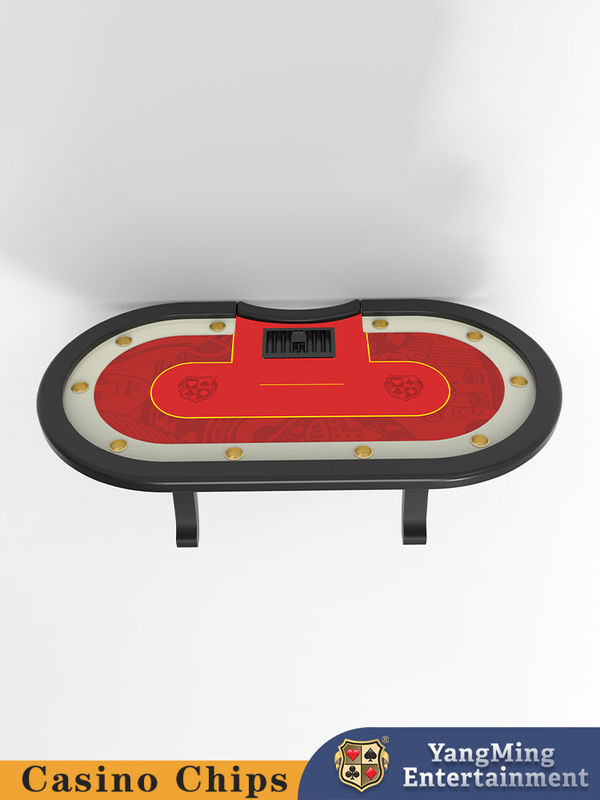 Quality 10 Person H-Leg Casino Gambling Tables Poker Entertainment Games Tournament Gambling Tables factory
