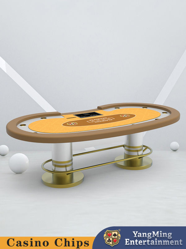 Qualität Hersteller Modernisiert zum Bau von Erbsenförmigen Texas Hold'em Tisch Blackjack International Game Schach Club Tisch Fabrik