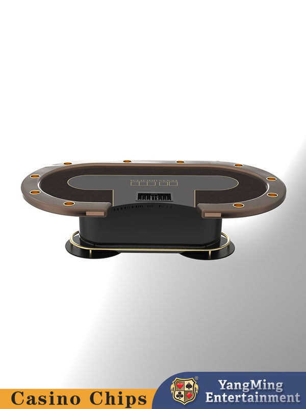 Jakość Wysokiej jakości owalny 10 graczy Texas Modern Poker Table Casino Club Casual Gaming Poker Table fabryka