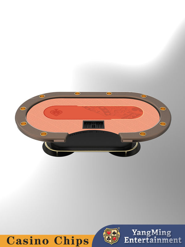 Jakość Wyposażony w 10 graczy owalny stolik Texas Hold'em dla klubów kasynowych fabryka