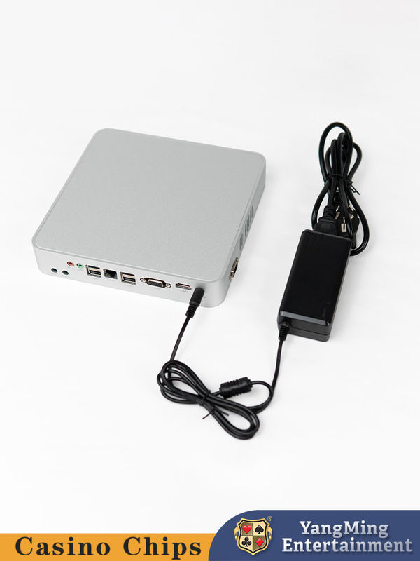 Qualität Edelstahl-silberner Mini Computer Console Poker Casino-Tabellen-Bakkarat-Spiel-System-Wirt Fabrik
