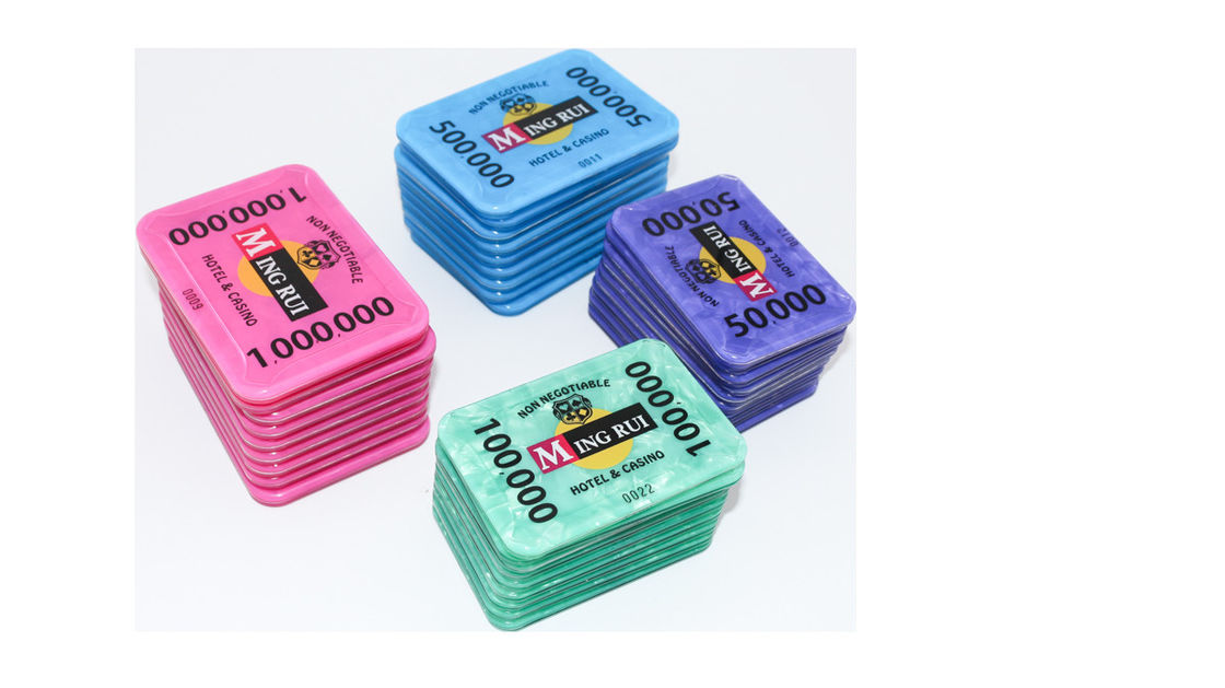 Quality Acrylic Customized Casino RFID Chip Baccarat Texas Hold'Em Table Game Poker Chips factory